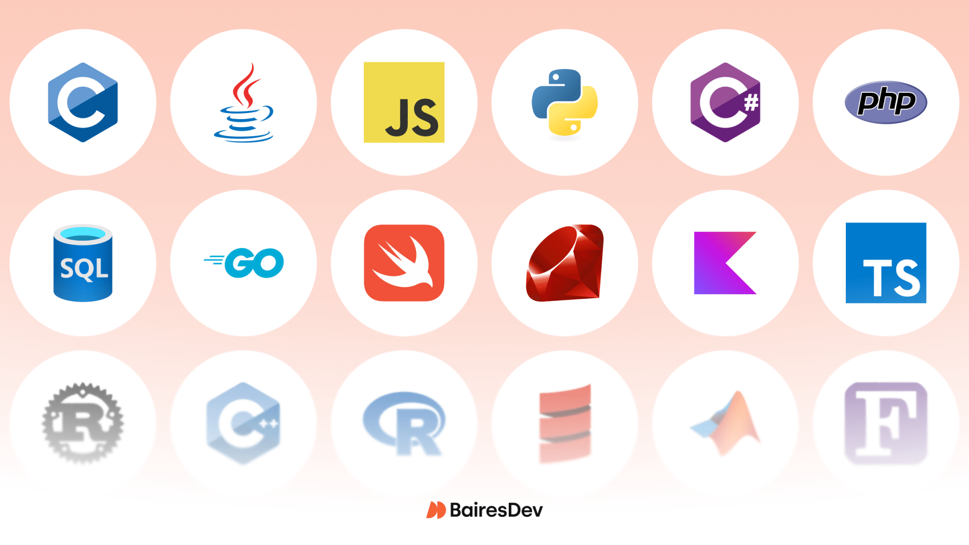 Image displaying programming languages logos.