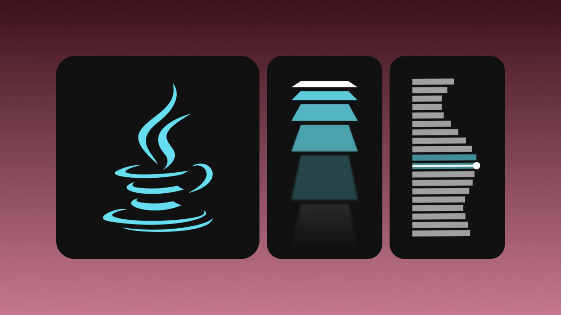 Java testing frameworks illustration featuring the Java logo, testing layers, framework comparison, and software testing performance metrics. Java testing frameworks illustration featuring the Java logo, testing layers, framework comparison, and software testing performance metrics.