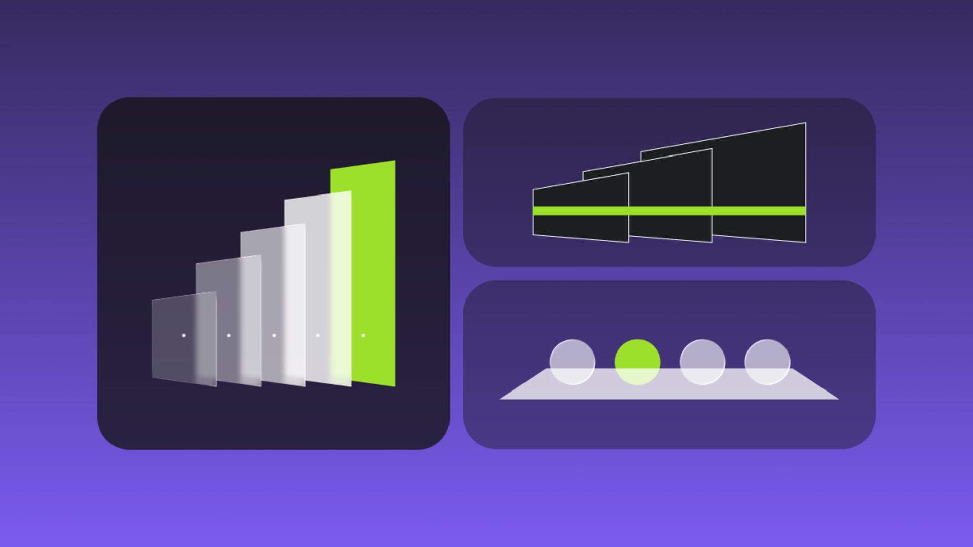 Abstract illustration representing key decision checkpoints and progression throughout the mobile app development lifecycle.