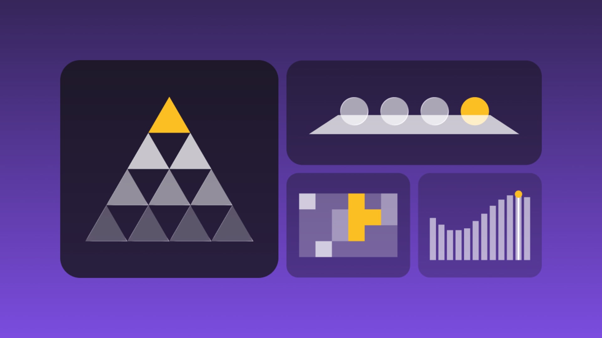 Generative AI tools illustration featuring AI model architecture, content generation workflow, performance analytics, and automation capabilities.