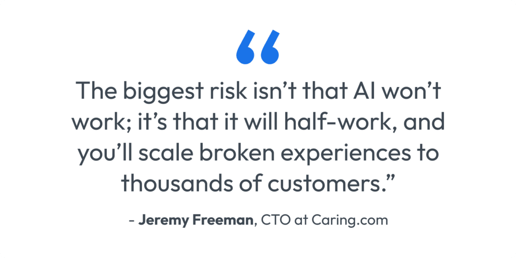 Quote by the author about AI gains