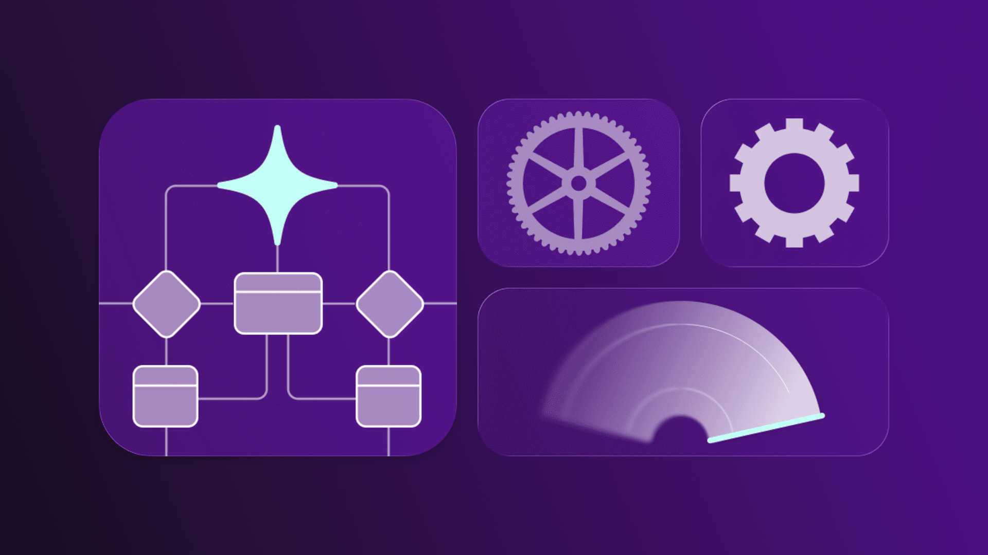 AI use cases by capability pattern illustration showing workflow orchestration, automation components, and performance metrics across different AI application architectures.