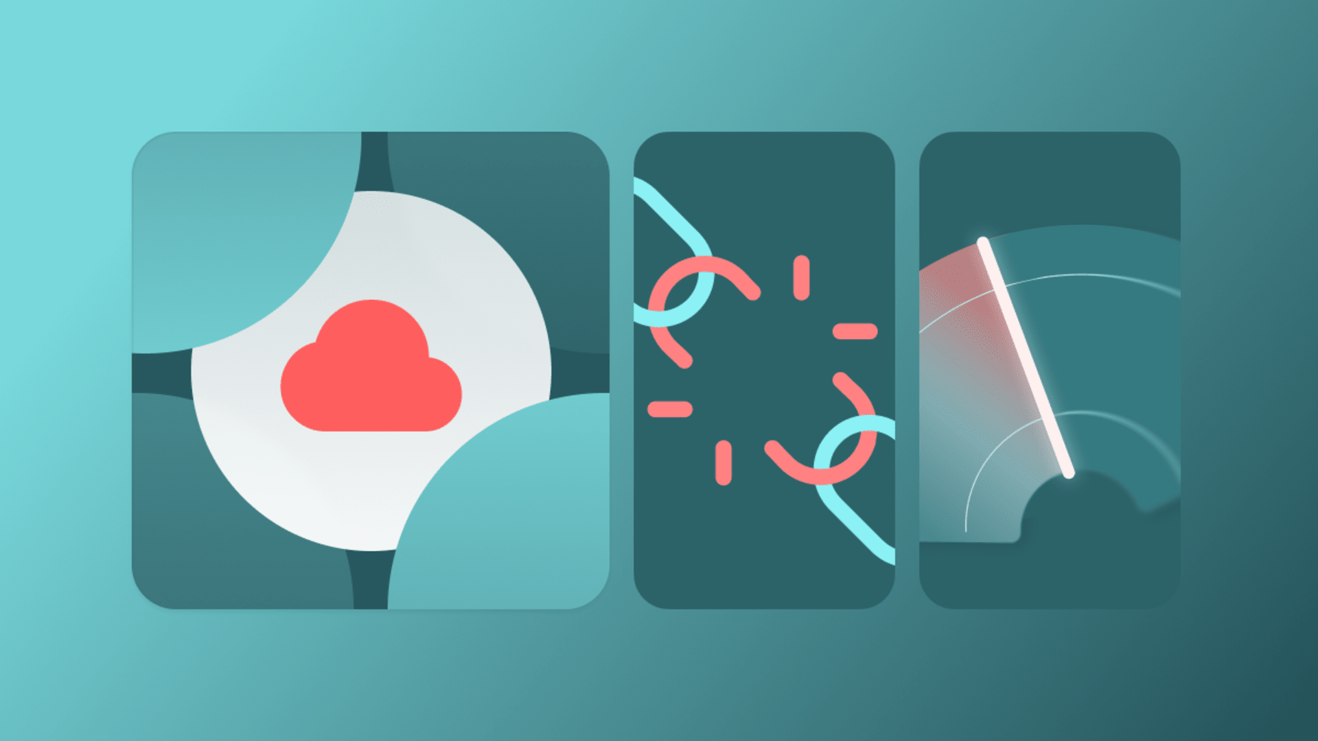 Illustrative portrait of cloud technology and AI-first engineeriing